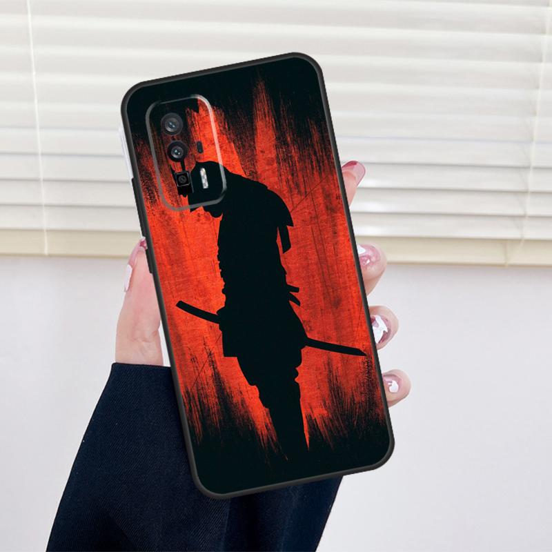 Samurai Warrior Cover For Xiaomi 15 14 13 Ultra 11T 12T 13T 14T Pro POCO X7 Pro X3 X5 X6 M6 F5 F6 Pro Case
