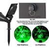 1-4pcs Solar 9 LED Ground Lights Outdoor IP65 Waterproof Brightness Adjustable Spot Light for Garden Backyard Driveway Patio Decor