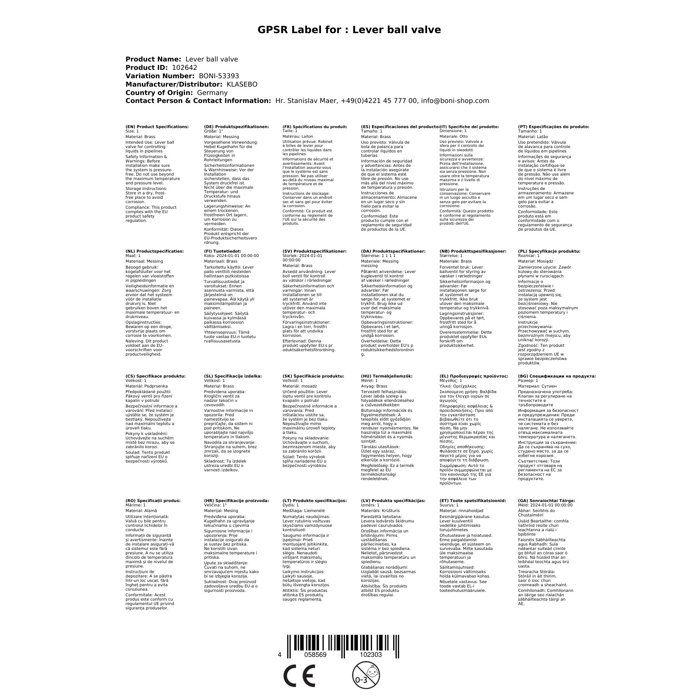 Robinet à boisseau sphérique à levier avec purge 1 pouce