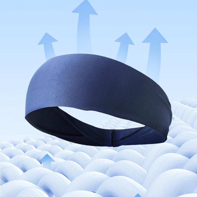 Elastic Sweat-Wicking Sports Headband for Men and Women - Sweatband for Running, Cycling, Fitness, and Yoga