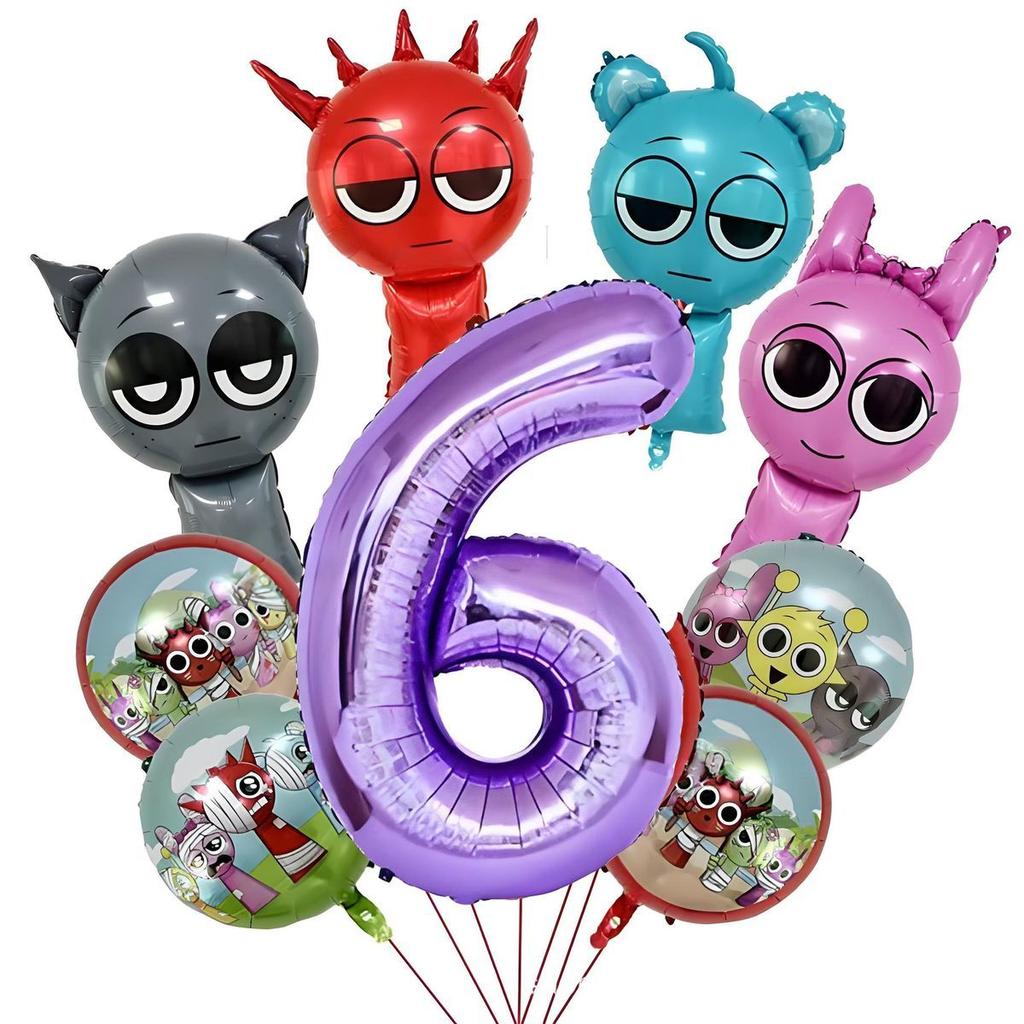 Set Digital Cutie de Ritm Baloane Set Decorare Petrecere de Ziua Copiilor