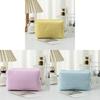 Polyester Striped Travel Toiletry Bag With Breathable Design For Men And Women