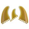 3 Pieces Surfboard Fins Performance Wave-Riding with Single Tab Lightweight
