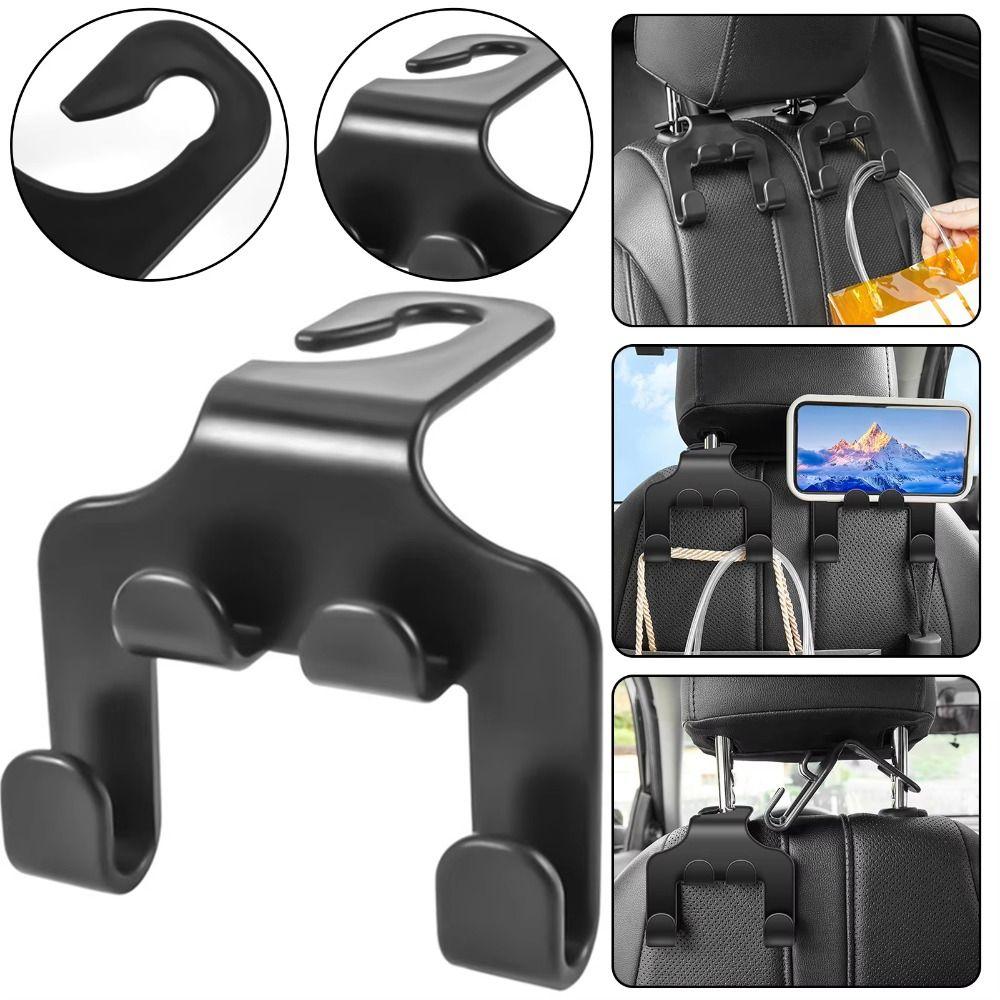 1/3Pcs Double Head Car Seat Headrest Hook Universal Vehicle Holder Car Interior Accessories