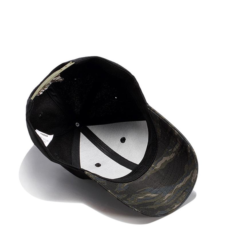 Unisex Fashion Sports Hat Embroidery Bend Eaves Baseball Cap for Camping Traveling