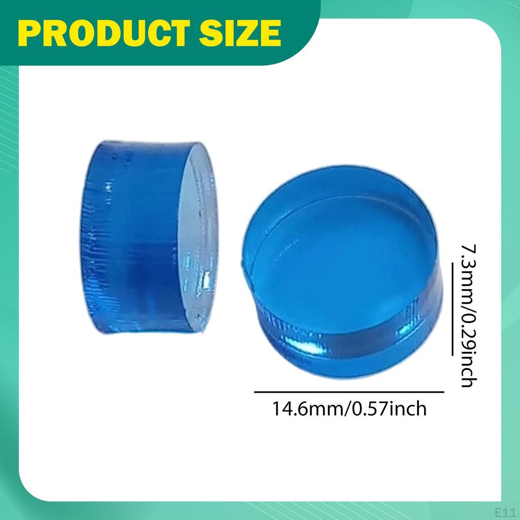 2Pcs Jump Cue Tip Replacement High Hardness Billiard Pool Diameter 14.6mm for Beginners