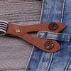 Y-Shaped Button Shoulder Straps Leather Suspender Pans Strap Elastic Drawstring  Men and Women