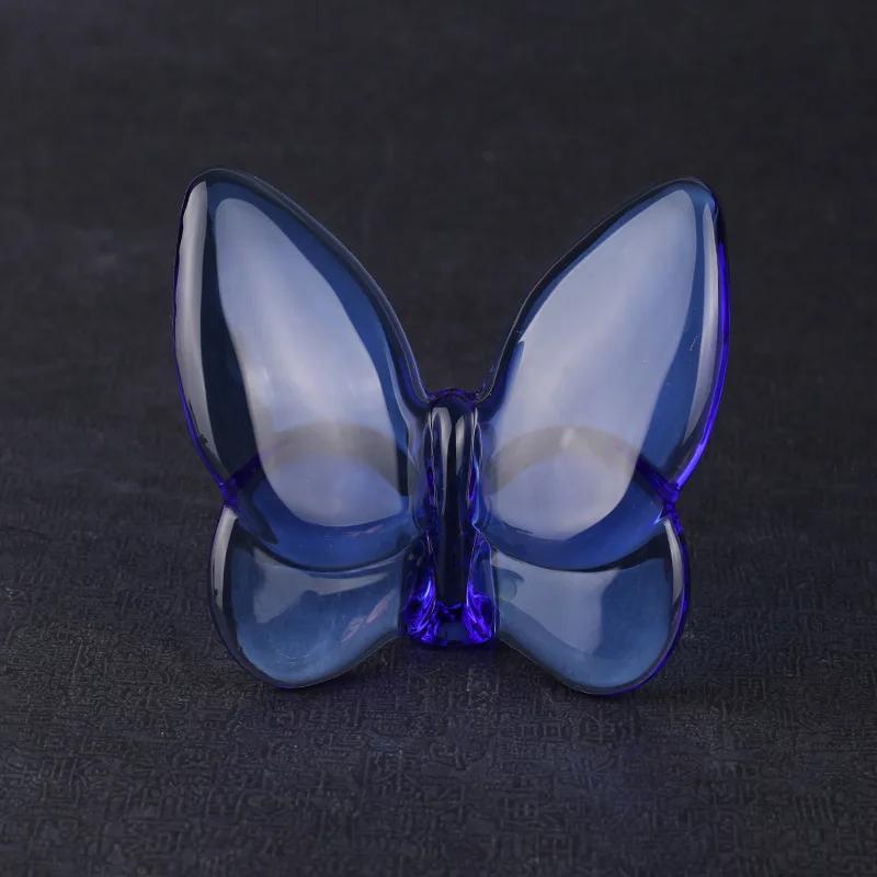 Ali di farfalla Crystal Papillon che svolazzano Vetro Farfalla Portafortuna Ornamenti Decorazione Casa Artigianato Accessori Regalo di Compleanno