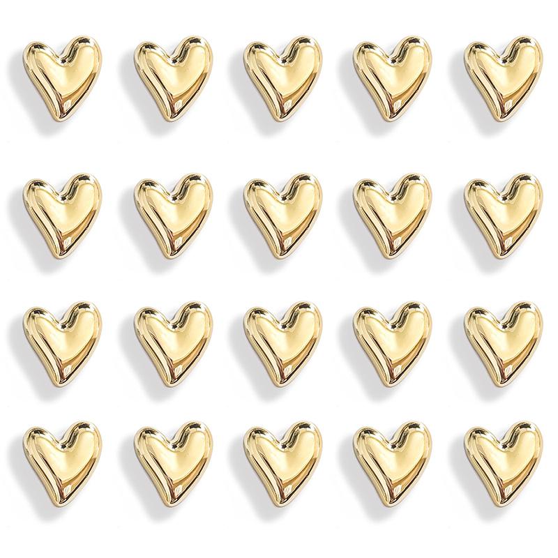 

20 шт. магниты на холодильник наклейки на холодильник в форме сердца 20 мм милый маленький магнит для холодильника золото серебро офис доска шкафчик магнитный золотой