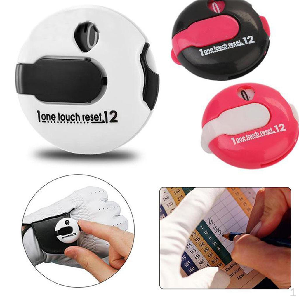 

3pcs Mini Golf Counter keeper Scoring White