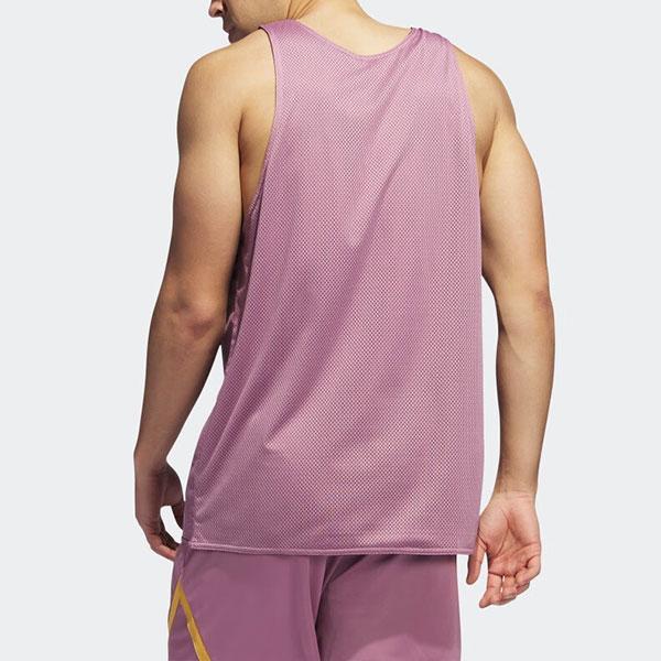 Adidas Reversible Sports Basketball Vest Men Tops Light-Purple IM4212