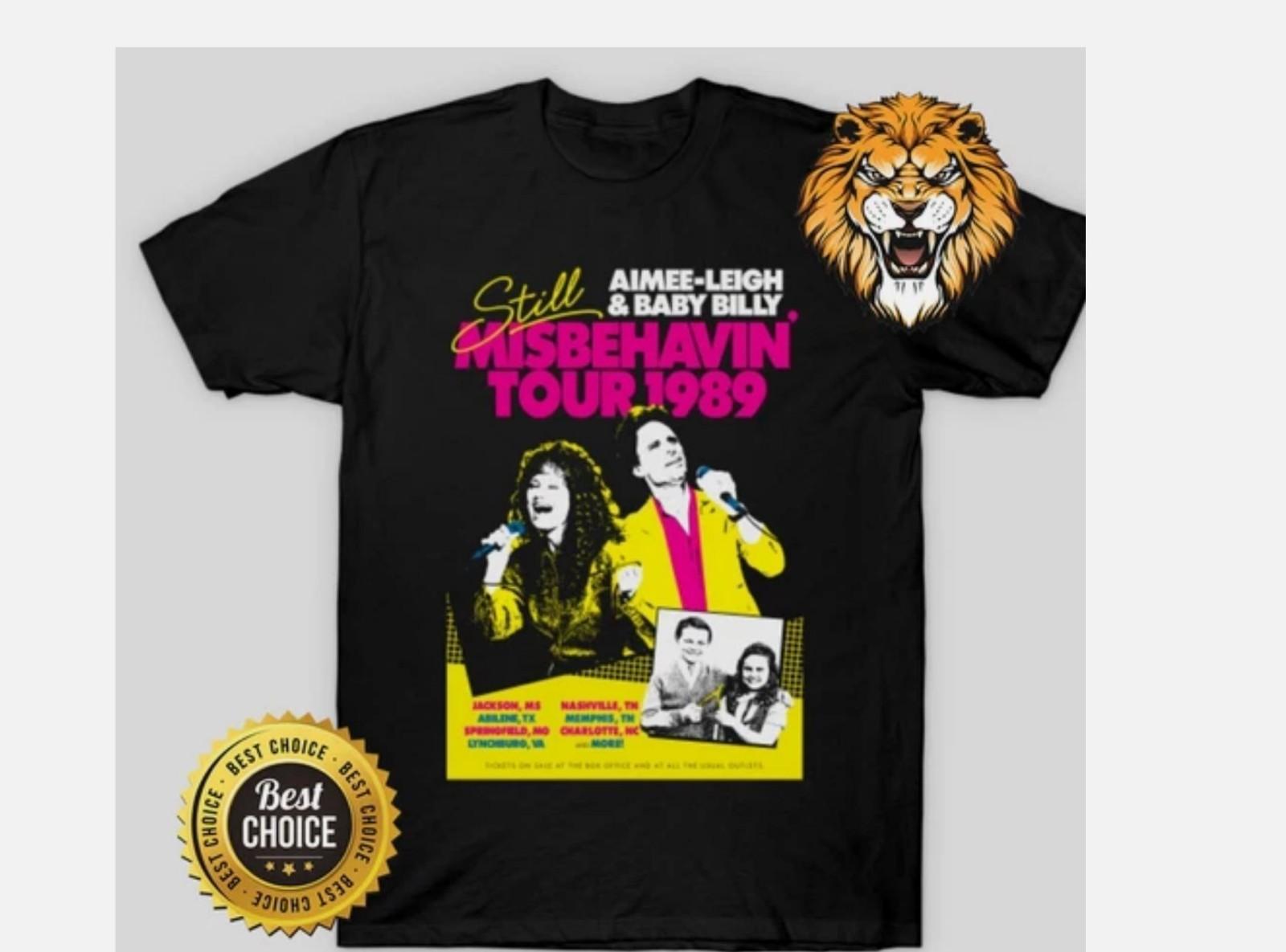 The Righteous Gemstones Series Misbehavin Aimee-Leigh Baby Billy T Shirt M