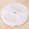 Oval Silicone Jewelry Mould Water Drop Smooth Interior DIY Pendant Mold Round With Hole Time Gem Mold DIY Craft