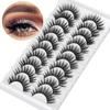 Full Strip False Eyelashes Handmade Eye Makeup Tools 3D Faux Mink Lash Eye Lash Extension
