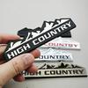 HIGH COUNTRY 3D Zinc Alloy Car Sticker Badge Suitable For Chevrolet Jeep Dodge Ford Modified Snow Mountain Metal Car Logo