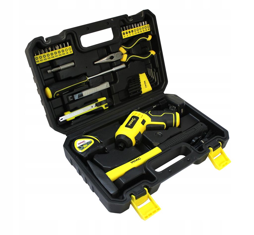 Tool Set with screwdriver! 47EL bits and wrenches