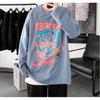 Tricouri pentru bărbați Tricouri cu literă Imprimare grafică Tricouri marca de modă pentru bărbați Îmbrăcăminte pentru bărbați Tricou casual Barbat Vară Coreeană Retro