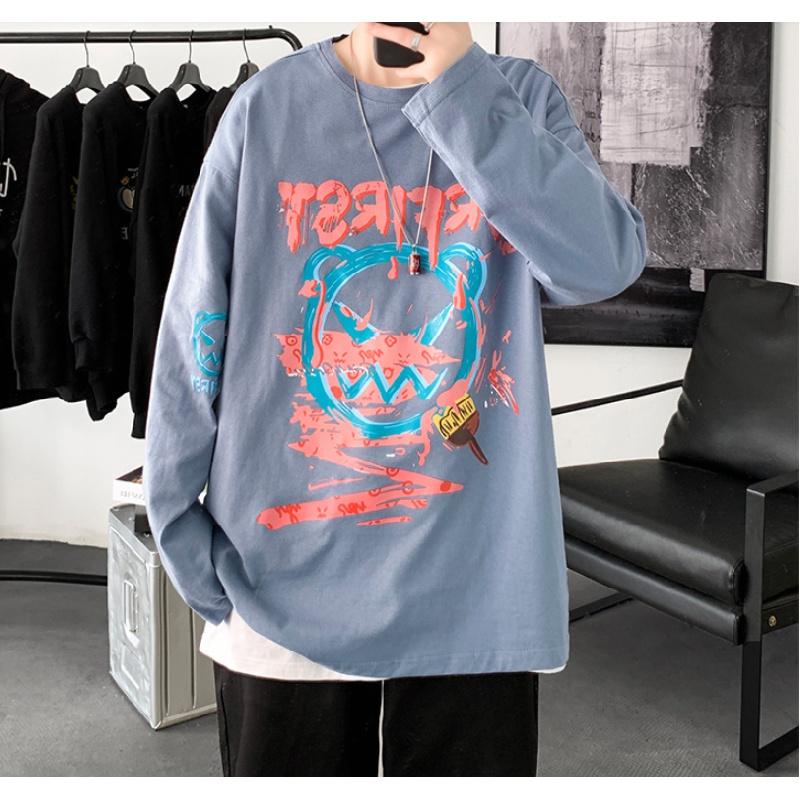 Tricouri pentru bărbați Tricouri cu literă Imprimare grafică Tricouri marca de modă pentru bărbați Îmbrăcăminte pentru bărbați Tricou casual Barbat Vară Coreeană Retro
