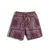 Pantaloncini da spiaggia casual da uomo traspiranti vintage con stampa di personalità hip hop high street streetwear