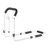 VEVOR Bed Rails for Elderly Adults 90.7kg Loading Bed Side Assist Rail, with Motion Sensor LED Light, Adjustable Height & Length, Non-Slip Handle