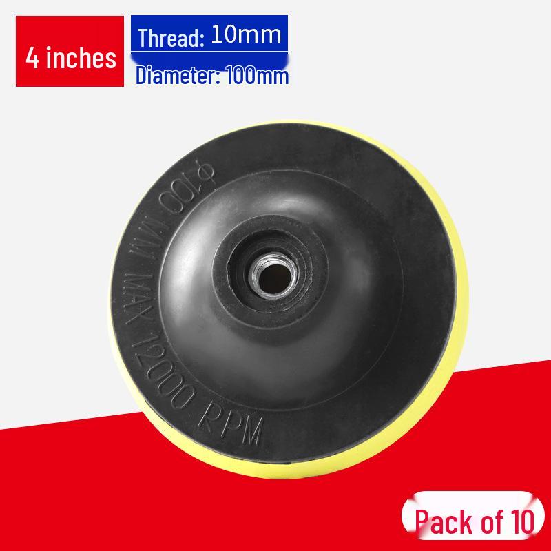 Sanding Artifact: Flocking Sandpaper Suction Cup for Angle Grinders – Self-Adhesive Disc for Woodworking and Wall Polishing.