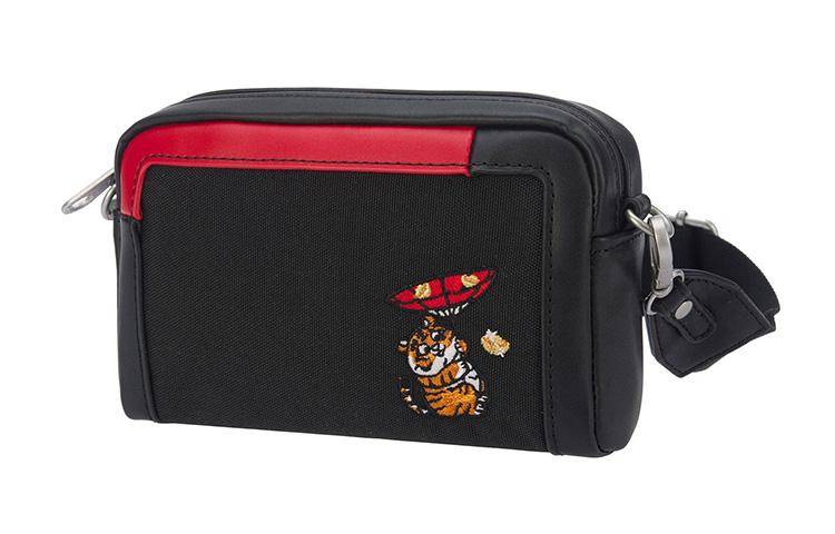 Li Ning Sports Life Collection Polyester Shoulder Bag, Crossbody Bag Regular Unisex Black ABDS018-1