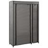 VidaXL Foldable Wardrobe Grey 110x45x175 Cm Fabric