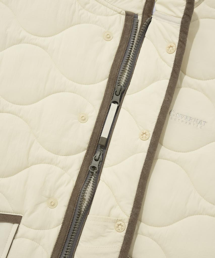 Covert Quilted M51 Jacket Ecru