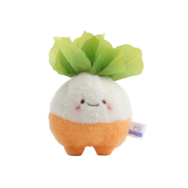 Vegetable Family Plush Toys Cute Ornament Doll Soothing Doll Keychain Birthday Gift