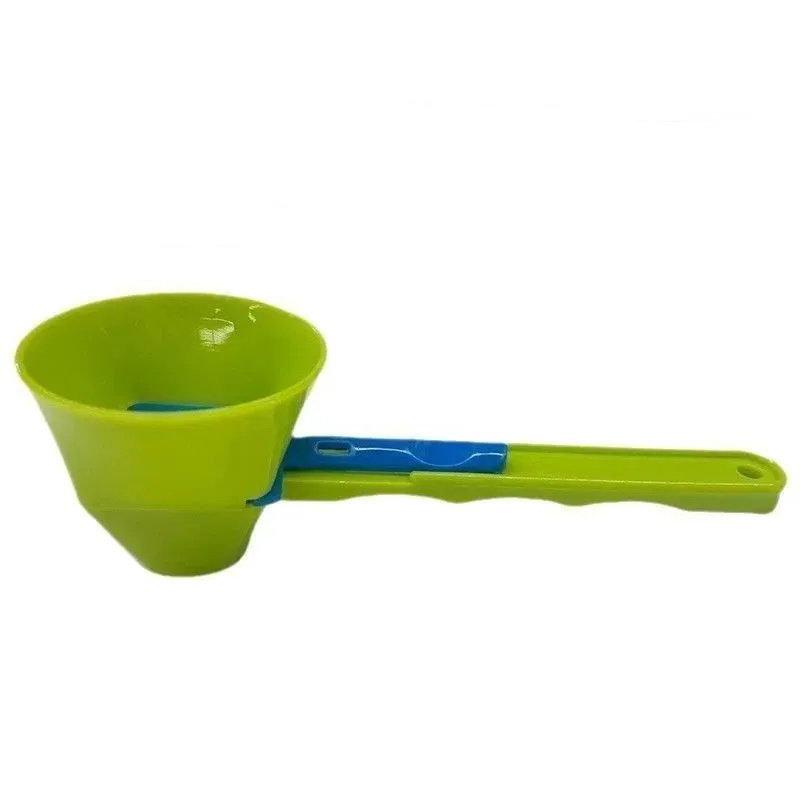 Material Mess-Free Protein Powder Scoop - Sliding Funnel For Milk & Supplements Kitchen Gadget For All Occasions Measuring Spoon