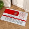 Arsenal F.c. Customize Your Name Floor Mat Design for Bedrooms Living Rooms Dining Room Foyer Antislip Carpet Decorate Offices