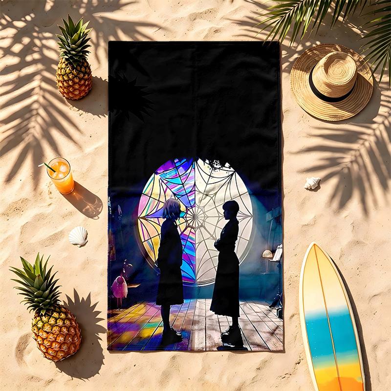 Mittwoch (1) Thema Strandtuch Sandabweisend Weich Und Bequem Geeignet Für Den Pool Camping Yoga Und Tauchen Ein Reise