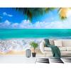 Beach Photo Wallpaper Mural For Living Room Bedroom Tropical Beach Ocean Wall Papers Home Decor Fresco Wall Papers