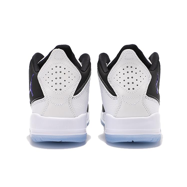 Jordan Courtside 23 Cushioning Slip Resistant Abrasion Resistant Low top Vintage Basketball Shoes Men's Black White AR1000-104(Team56-)