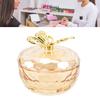 Nail Art Cup Large Capacity Multifunctional Dappen Dish Cup Transparent Glass Nail Art Dappen Dish with Alloy Lid for Liquid Jewelry Display