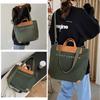 RAKEE Women's Commuter Bag, A4 Size, Large Capacity, Popular, Lightweight Canvas, Perfect for School Entrance Ceremonies, Work, and Commuting