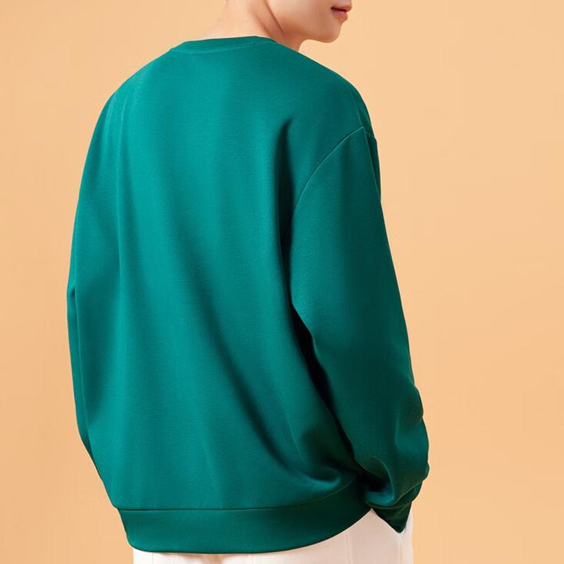 Anta Casual Knitted Base Layer Long Sleeve Sweatshirt Unisex Tops Dark-Green 972348711-4