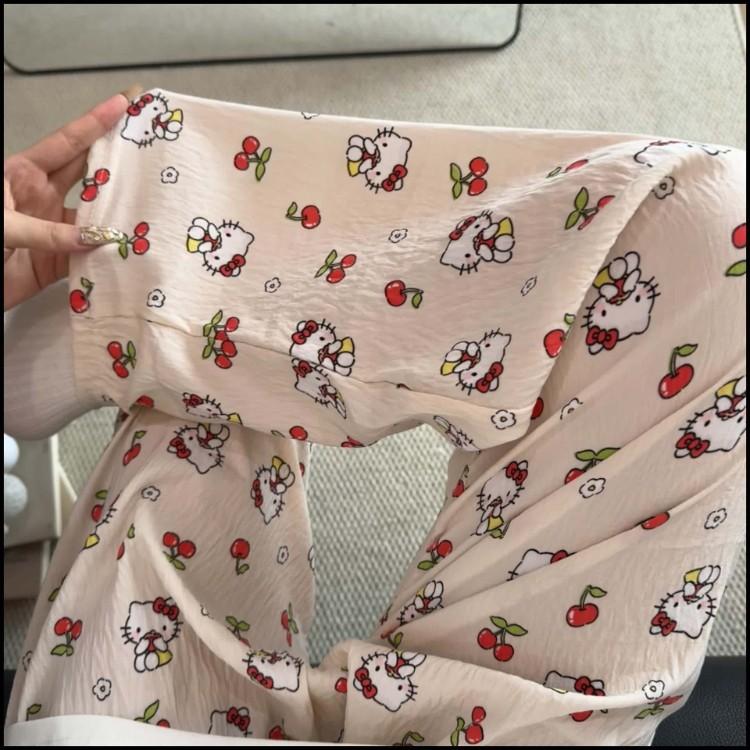 2026 New Style Lounge Pants for Women Loose Fit Wide Leg Casual Pajama Pants for Outdoor, Campus, Home