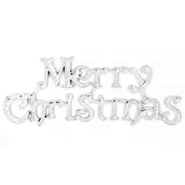 Merry Christmas Letter Hanging Logo Christmas Tree Pendant Decoration Party Christmas Tree Doors and Windows Hanging Decoration