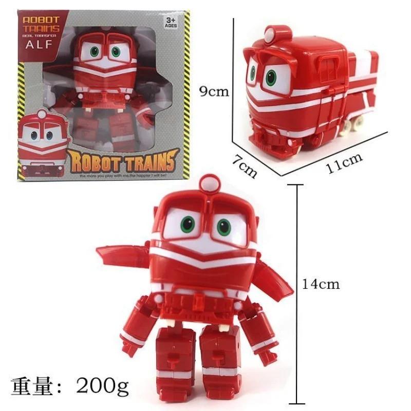 Children Cartoon Trains Deformation Robots Model Toys Plastics Train Action Figure Robot Car Anime Game Kids Gifts