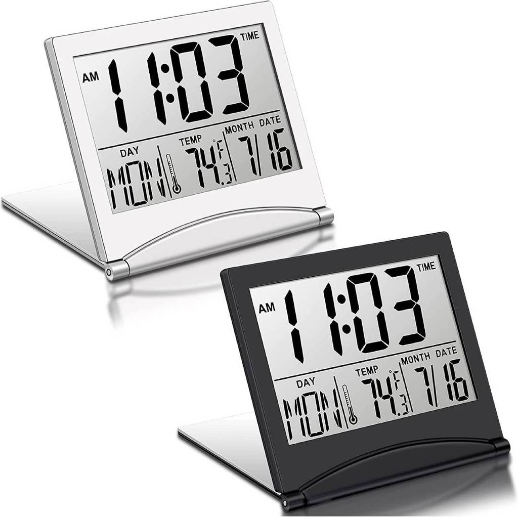 Projection Clock With Digital Calendar Temperature Weather Forecast For Home Office