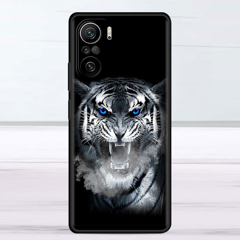 Case For Xiaomi Redmi Note 11 9S 10 9 8 7 9A 9C 9i K40 8T 10C 9T K50 Silicone Phone Shell Tiger Animal
