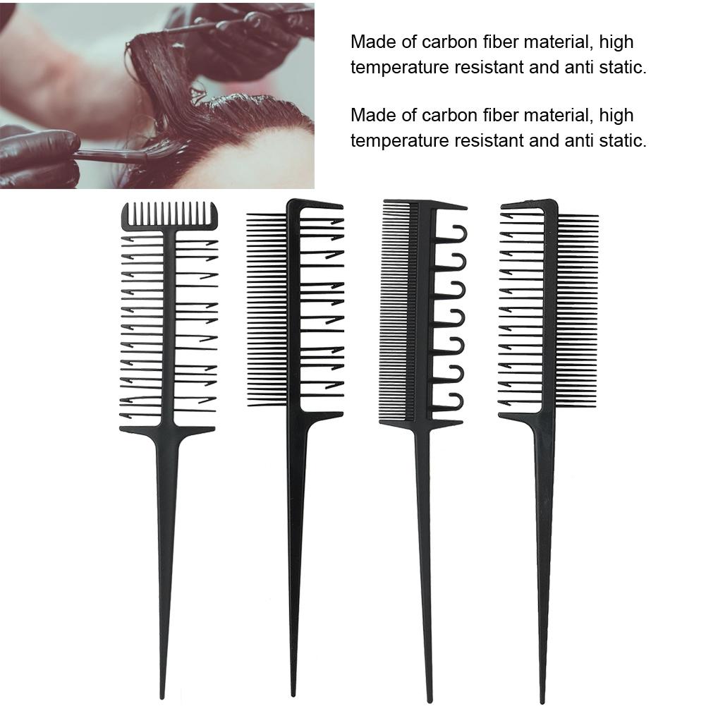 Professional Hairdresser Comb Set Hair Coloring Dying Highlight Salon Barber Tool