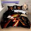3pcs Flash Superhero Duvet Cover Set, 1 Duvet Cover + 2 Pillowcases (No Insert), Cozy Bedding, Bedroom Set, Easy Care, Durable Yy251103087