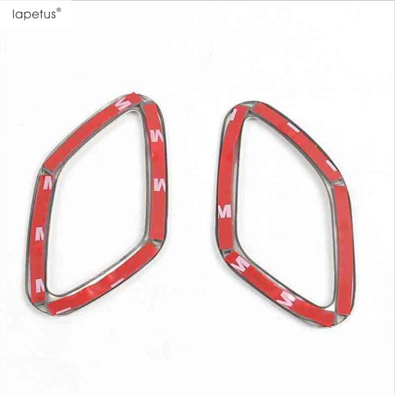 Rückspiegel-Taste / A-Säulen-Lüftungsgitter / Handschuhfachdeckel-Zierleiste Für MG ZS EV 2018 - Edelstahlzubehör Innenraum