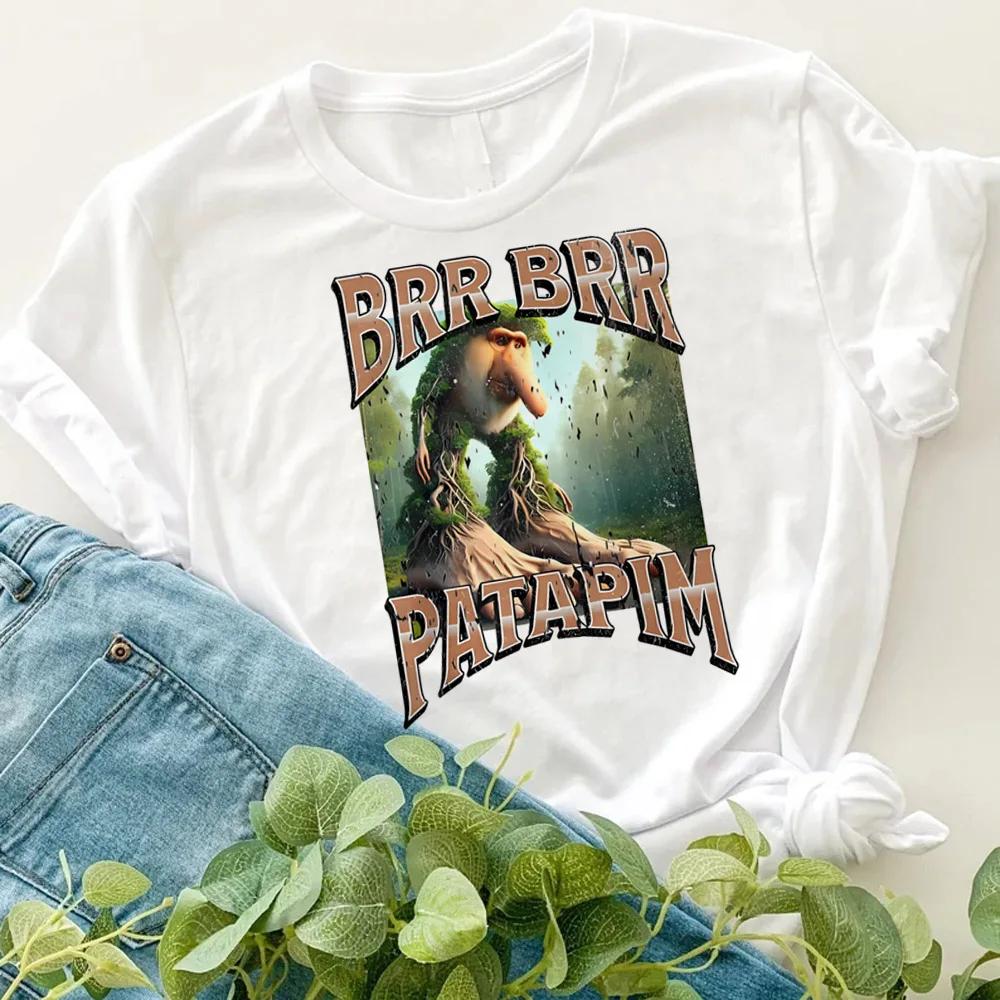 Italská Brainrot Dětské Tričko Tung Tung Tung Sahur Letní Oblečení Vtipné Meme Krátký Rukáv Tričko Kluk Dívka Roztomilé Tričko Dárek