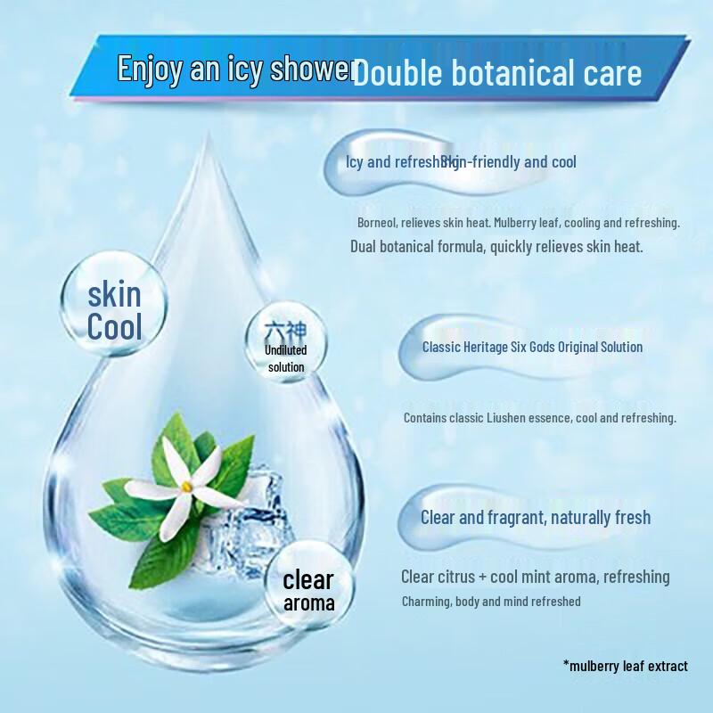 Liushen Cooling Super Refreshing Shower Gel