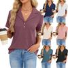Women's Fashionable Comfortable Collared Loose-Fit Top