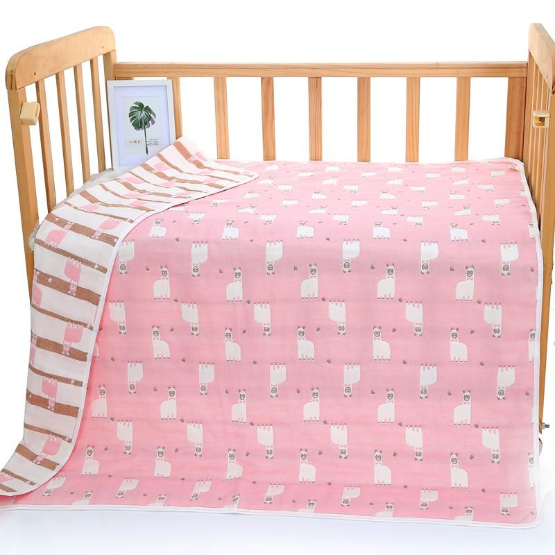 Baby Bath Towel Infant Toddler Blanket Cotton Gauze 6 Layer Muslin Wrap Newborn
