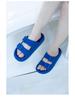 2025 Thick-Soled Double Buckle EVA Sandals: Step-On-Comfort for Couples, Women, Indoor/Outdoor Use